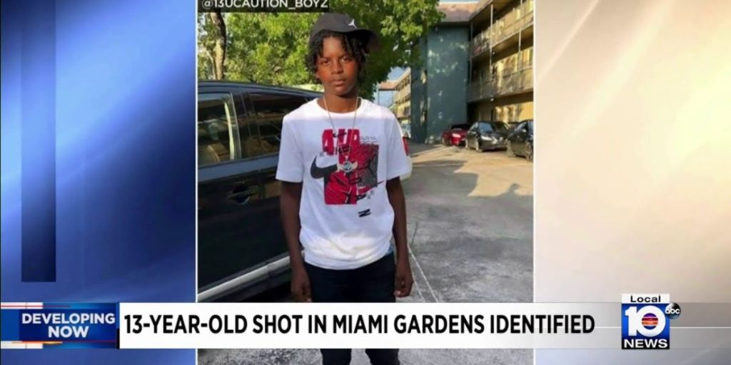 13-year-old shot in head while playing in Florida Home dies, report says