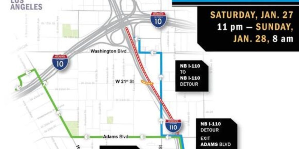 Major California freeway closed over weekend; Caltrans warns of delays, congestion