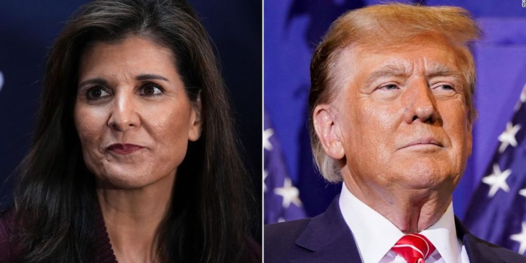 President Trump oddly accused Nikki Haley of security breaches on Jan. 6, confusing her with Nancy Pelosi