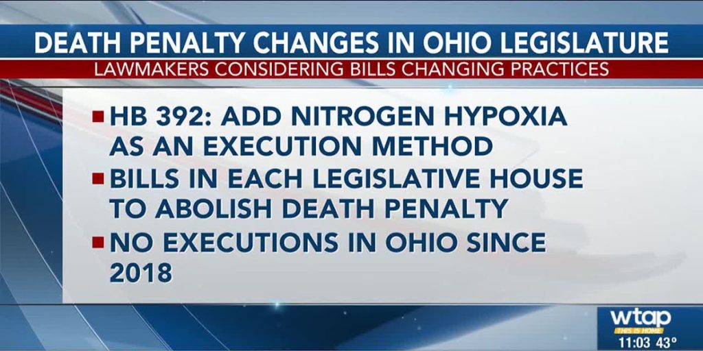 Ohio Lawmakers changes death penalty laws: Allows use of nitrogen hypoxia for execution
