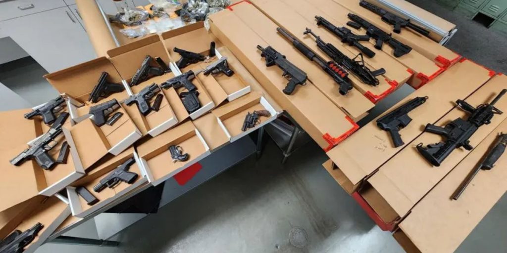 Tampa Police Powerful Search Warrant, Seized Illegal Guns, Drugs, and Gambling Gear