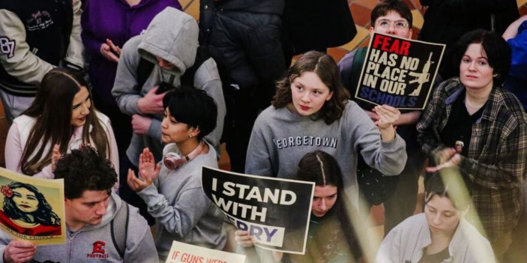 In the Iowa Capitol, the focus on guns for teachers outweighs feeding children