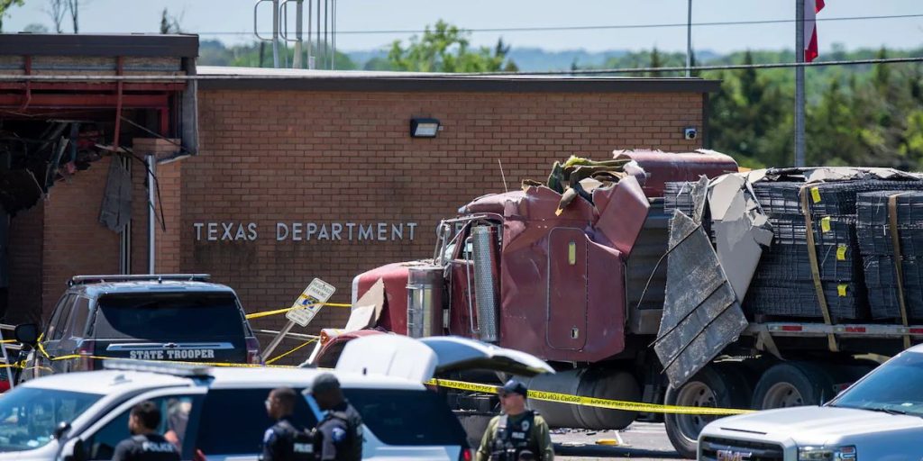 Man Crashed Truck into Office After He Was Denied of License, 1 Dead, 13 Injured