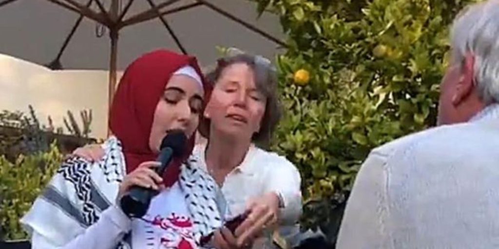 Pro-Palestinian protester disrupts dinner at UC Berkeley law school dean’s home, denies to leave