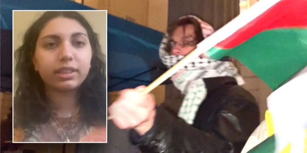 Shocking incident: Jewish Yale student stabbed in the eye with Palestinian flag during heated protest